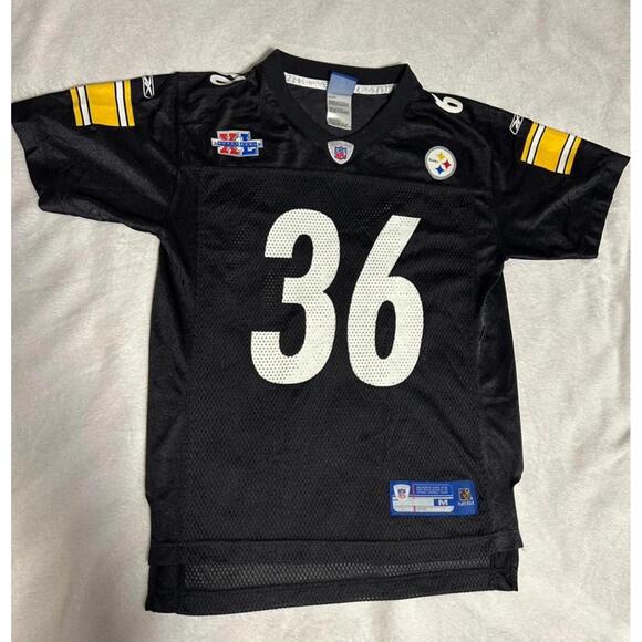 Reebok Other - Vintage NFL Pittsburgh Steelers Jerome Bettis Superbowl Reebok Jersey Youth Sz M